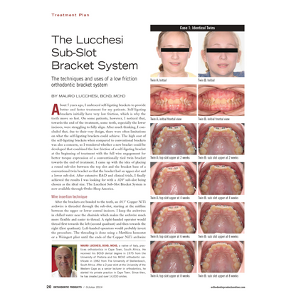 Lucchesi Sub-Slot Brackets