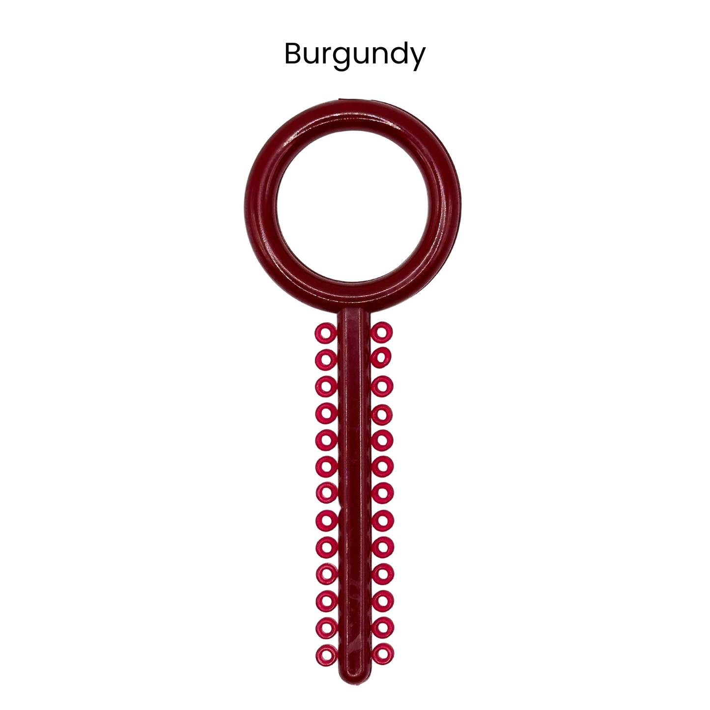 Burgundy Orthodontic Ligature Ring Ties