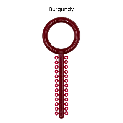 Burgundy Orthodontic Ligature Ring Ties