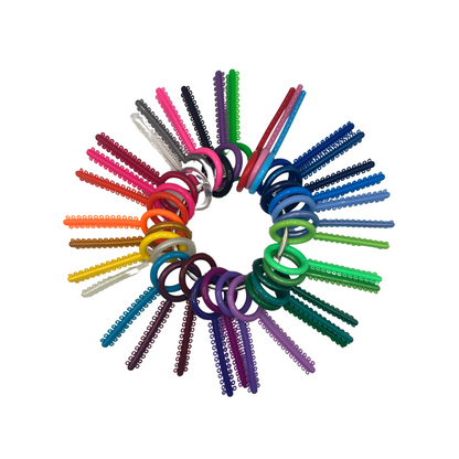 Assorted Orthodontic Ligature Ring Ties