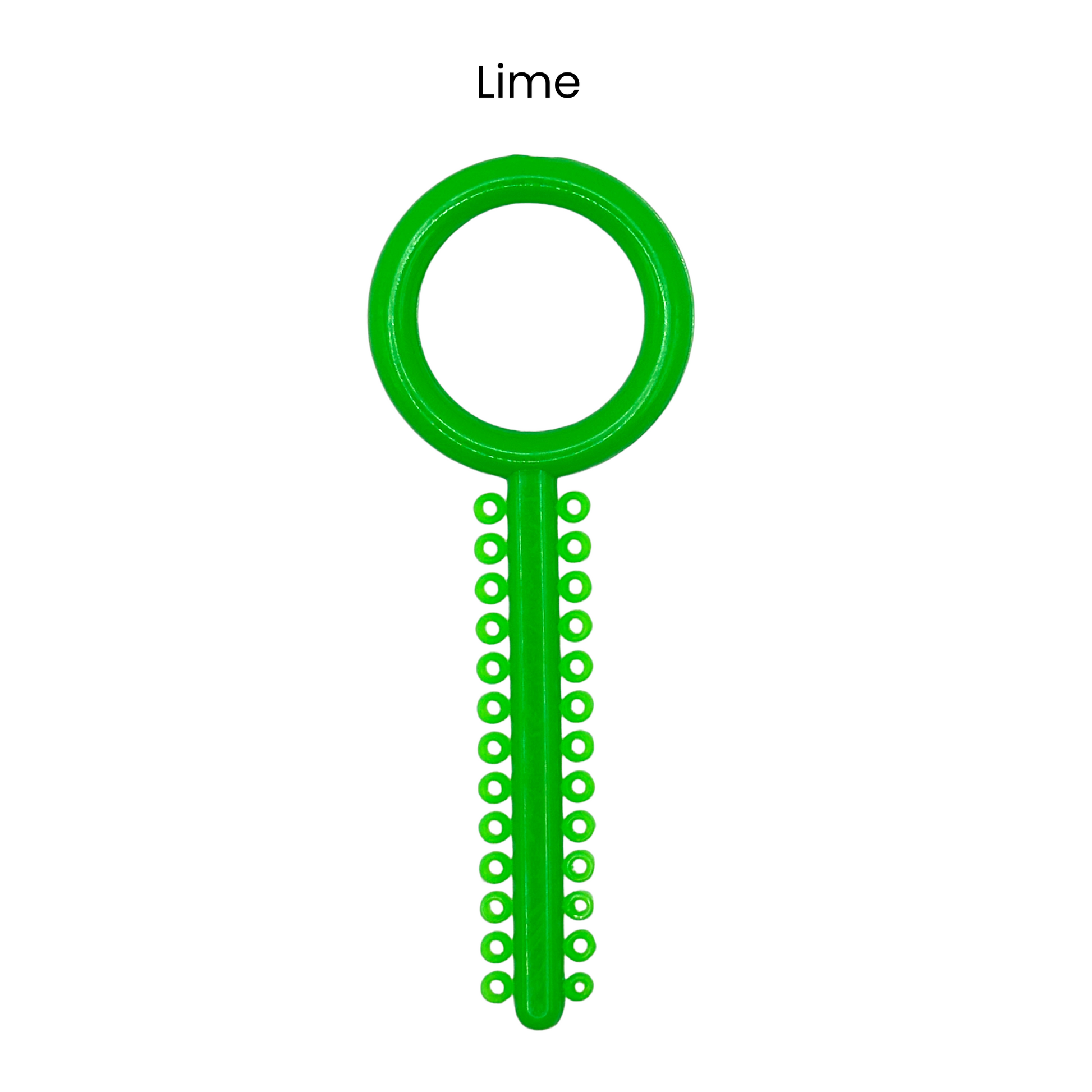 Lime Orthodontic Ligature Ring Ties