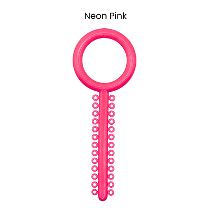 Neon Pink Orthodontic Ligature Ring Ties