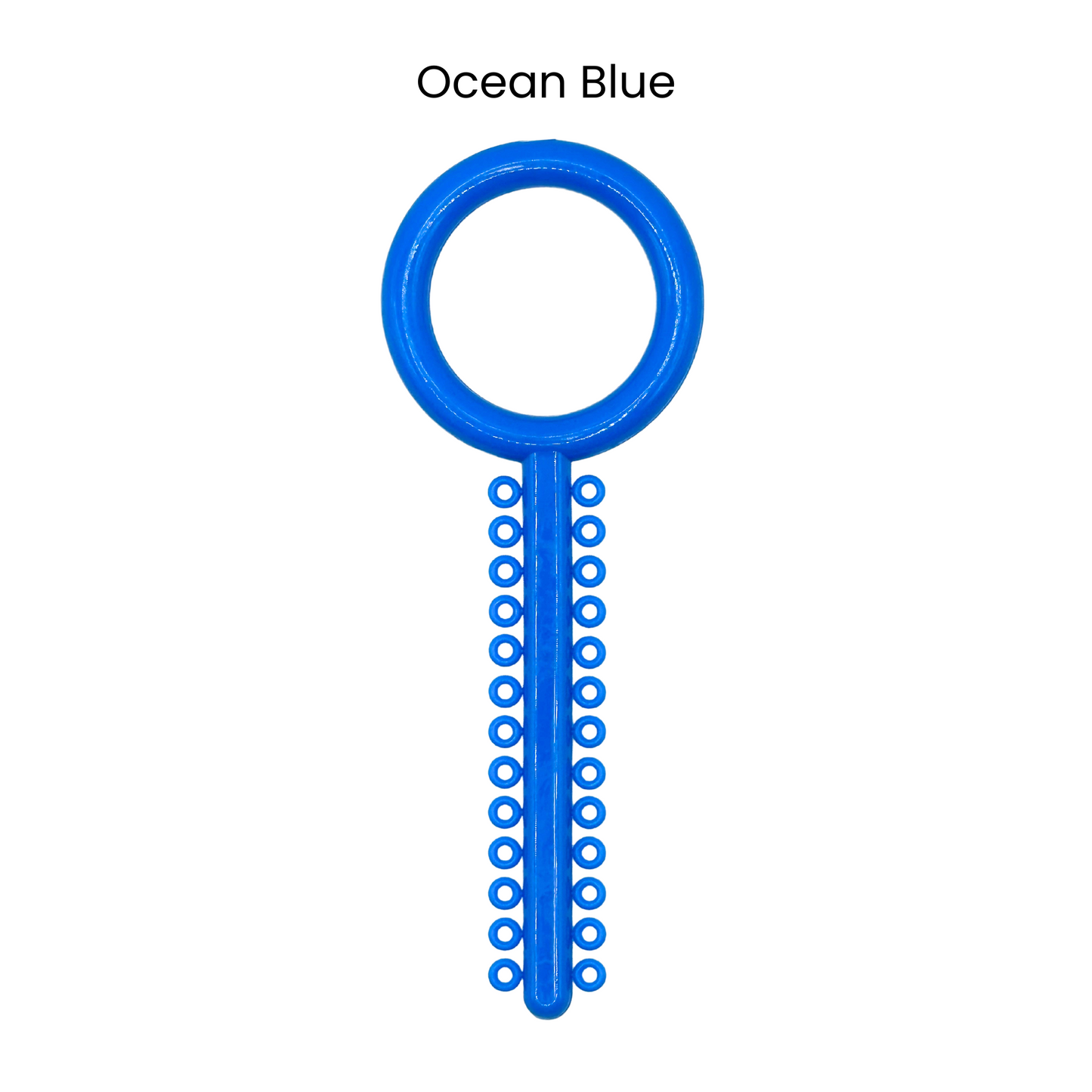 Ocean Blue Orthodontic Ligature Ring Ties