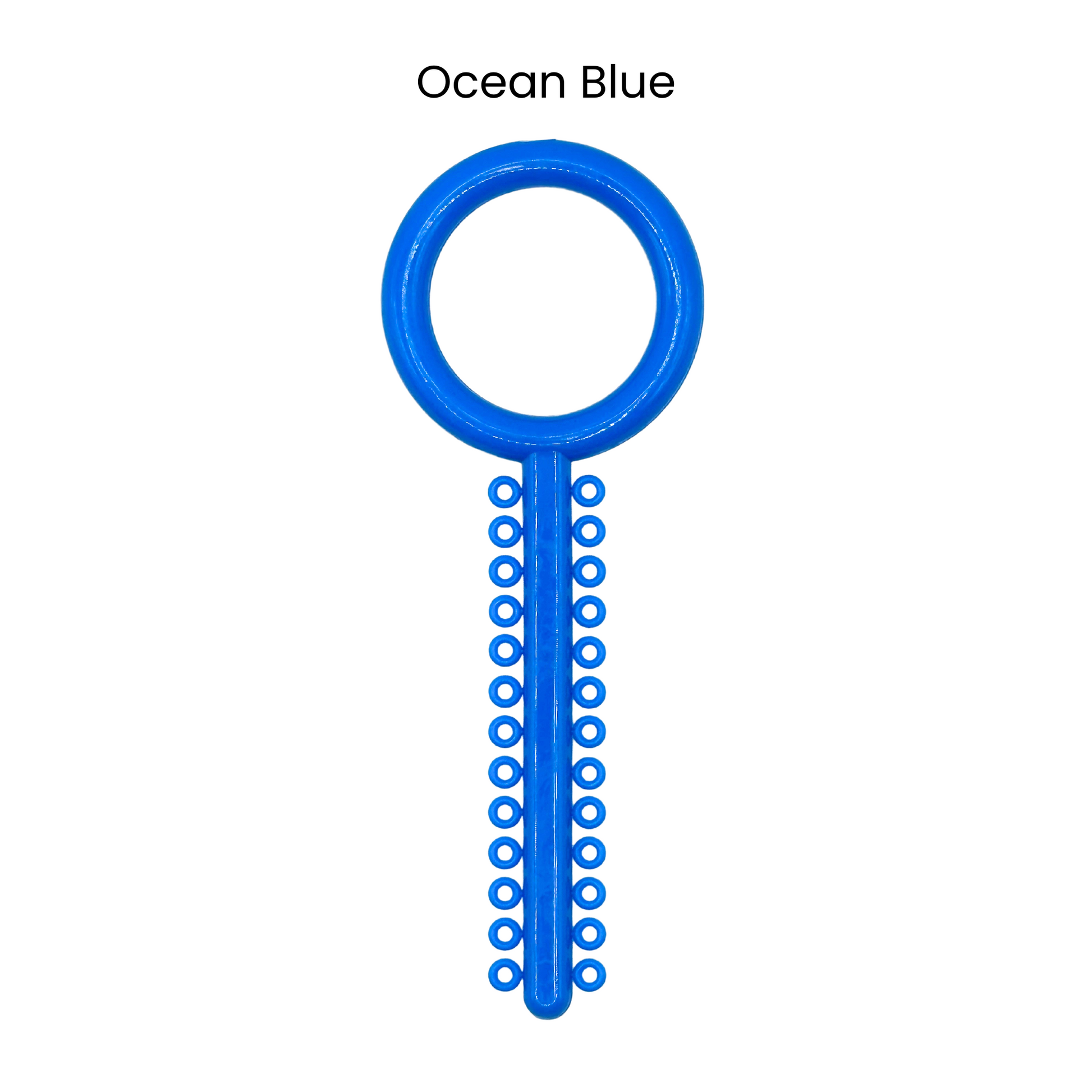 Ocean Blue Orthodontic Ligature Ring Ties