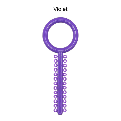 Violet Orthodontic Ligature Ring Ties